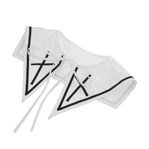 Healvian Weißer Abnehmbarer Fake-kragen Damen Vintage Britischer Stil Vielseitig Kombinierbar für Blusen Kleider Büro und Freizeit Einfach zu Reinigen Elegantes Retro-design von Healvian