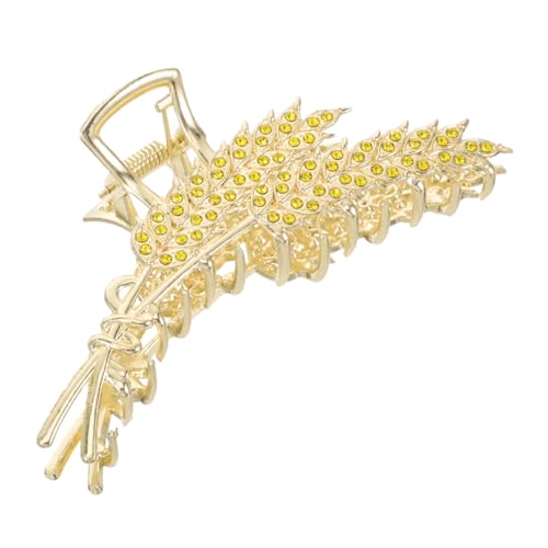 Healvian Clip Für Dünnes Haar Metall Haarspange Weizenform Haaraccessoire Für Damen Rutschfeste Haarklammer Leuchtenden Farben Für Verschiedene Anlässe von Healvian