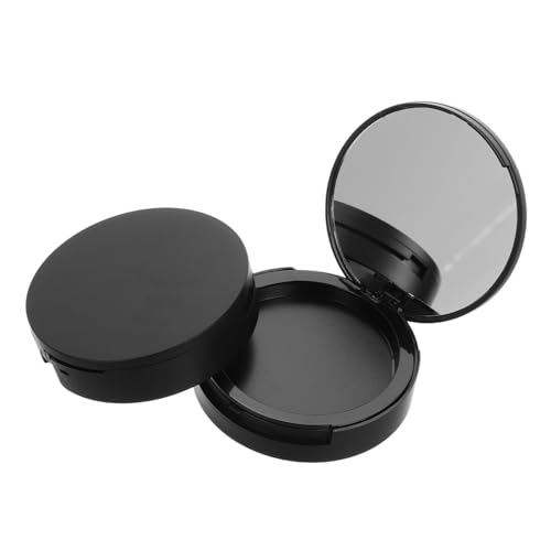 Healvian Wimpern Organizer Aufbewahrungsbox 2 Stück Schwarz Doppellagiges Wimpernetui mit Integriertem Spiegel Kunststoff Wimpernbox für Falsche Wimpern Make Up Reise Kosmetik Organizer von Healvian