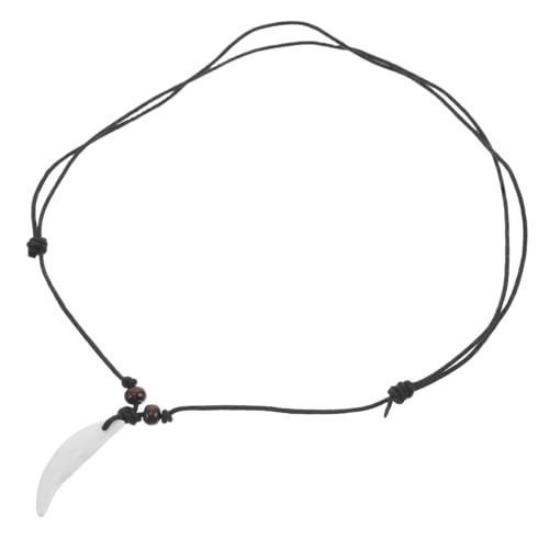 Healvian Wolfzahn Halskette für Männer und Frauen Eleganter Schmuck mit Feiner Verarbeitung für Alltag Partys und Outdoor Aktivitäten Einzigartiges für Freunde und Familie von Healvian