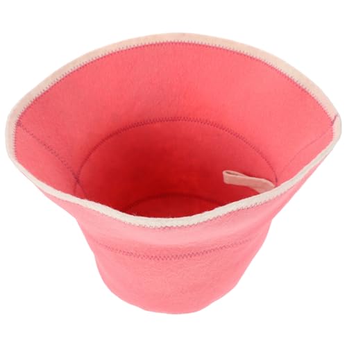 Healvian Wollfilz Sauna Hut Für Damen Und Herren Dicke Feuchtigkeitsabsorbierende Badekappe Für Dampfbad Und Spa Natürliche Wolle Rosa Russisches Design Saunazubehör von Healvian