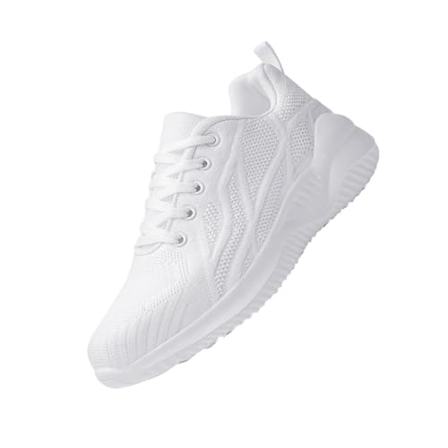 Healvian Woven Mesh Sportschuhe Herren Damen Leicht Atmungsaktiv rutschfest Freizeit Laufschuhe Für Laufen Walken Alltag von Healvian