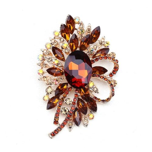 Healvian Wunderschöne Brosche Glas Brosche Lustige Brosche Gelb Healvian Wunderschöne Brosche Glas Brosche Lustige Brosche Gelb von Healvian