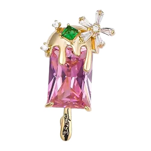 Healvian Wunderschöne Brosche für Kleidung Kreative Anstecknadel Dekorativer Schmuck für Damen Sommerlicher Schutz gegen Verrutschen Eleganter Anstecker für Jacken und Kleider von Healvian