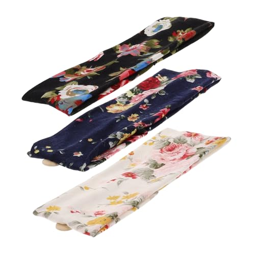 Healvian 3stücke Sport-stirnband Yoga Haarband Damen Elastische Kopfwickel Sport-kopfschmuck Yoga-haar-accessoires Feuchtigkeitsabsorption Schweißkontrolle von Healvian