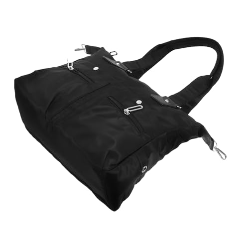 Healvian Zipper Arbeitstasche Damen Große Kapazität Nylon Schultertasche Mit Mehreren Innenfächern Für Büro Pendeln Alltag Und Wochenendtrip von Healvian