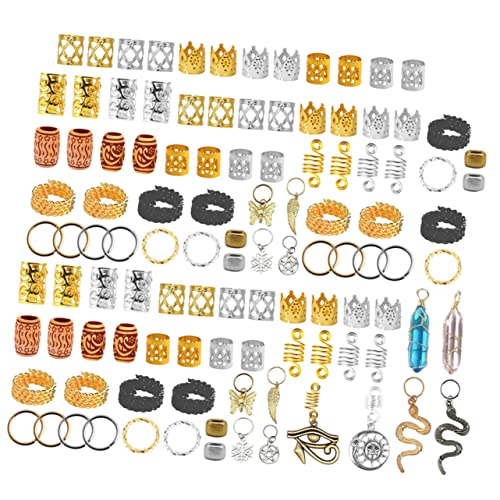 Healvian 200stücke Dreadlocks Cuffs Stilvolle Haarschmuck-ringe Für Zöpfe Flexibel Und Haardekoration Hochwertige Zubehörteile Für Dreadlocks Und Haarflechtungen Healvian 200stücke Dreadlocks Cuffs Stilvolle Haarschmuck-ringe Für Zöpfe Flexibel Und Haardekoration Hochwertige Zubehörteile Für Dreadlocks Und Haarflechtungen von Healvian