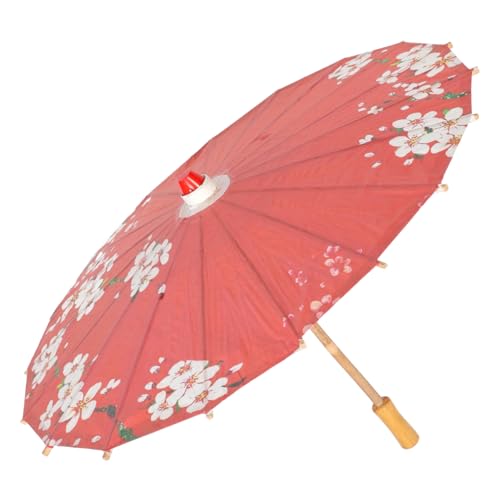 Healvian großer gelber Regenschirm hochzeit dekoration Handgefertigte japanische Schirme Handgefertigte Regenschirme Papierregenschirme asiatischer Regenschirm Faltschirm aus Papier hölzern von Healvian