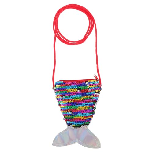 Healvian kleine meerjungfrau geldbörse geldbörse umhängetasche -geldbörse Mermaid Geldbörse Meerjungfrauen-Umhängetasche Umhängetasche für kleine Mädchen Polyester von Healvian