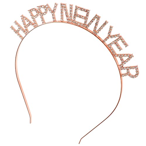 Healvian lustiges Stirnband Sonnenbrille favorisieren Rot haarreif happy new year happy new year haarreif kleider haarreifen damen Festivaldekorationen Frühlingsfest-Stirnband Zinklegierung von Healvian