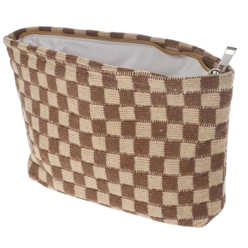 Healvian Kosmetiktasche Mit Reißverschluss Wiederverwendbare Make-up-Tasche Tragbare Reisetasche Für Damen Großzügige Aufbewahrungstasche Für Kosmetika Und Kleinigkeiten von Healvian