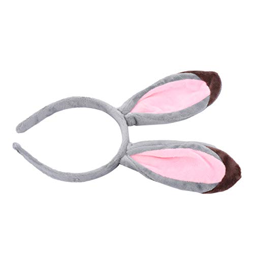 Healvian Kaninchen Ohren Stirnband Plüsch Haarbänder Mit Kaninchenohren Für Party Haarschmuck Für Mädchen von Healvian