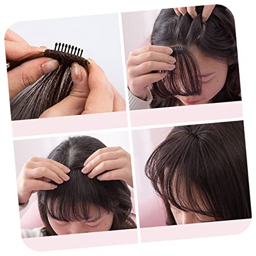 Healvian Damen-clip-in-air- -fronthaar Haar-accessoires Für Mädchen Einfach Zu Verwenden Bequem Stilvoll Party-material von Healvian