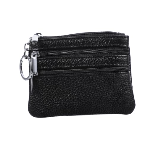 Healvian wasserdichte Damen Geldbörse aus Rindsleder Multifunktionale Kleine Geldtasche mit Schlüsselring Tragbare Aufbewahrungstasche für Alltag Business und Reisen Kompakt und Vielseitig von Healvian