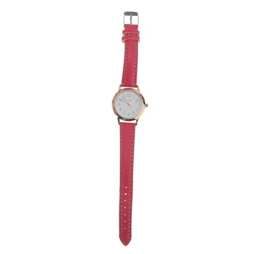 Healvian wasserdichte Gürteluhr Quarzuhr Uhren Frauen Armbanduhr für Mädchen Uhr wasserdicht Damenuhren ultradünne Uhren Damenarmbanduhren einfache Uhr modische Uhren Pu rot Healvian wasserdichte Gürteluhr Quarzuhr Uhren Frauen Armbanduhr für Mädchen Uhr wasserdicht Damenuhren ultradünne Uhren Damenarmbanduhren einfache Uhr modische Uhren Pu rot von Healvian