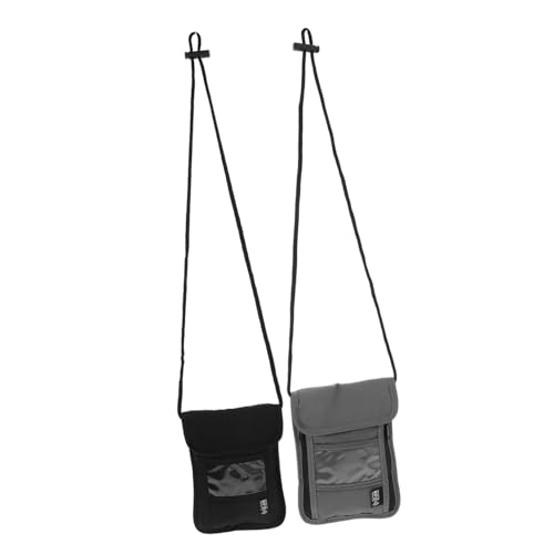 Healvian wasserdichte Reise-passhülle mit RFID-Schutz Leichter Dokumenten-Organizer mit Halsriemen Multifunktionaler Ausweis Tickethalter für Männer und Frauen Sicherer und Praktischer von Healvian