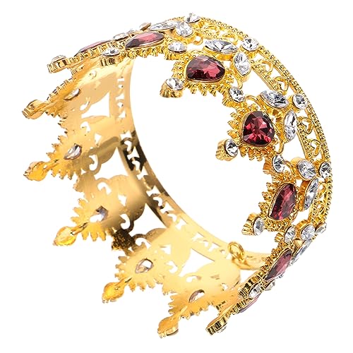 Prinzessin Tiara Krone Hochzeitshaarschmuck Hochzeit Diademe Tiara-Kuchen-Deckel crown for christmas wedding hair accessories frauen kopfschmuck hochzeit kopfschmuck Legierung Healvian von Healvian