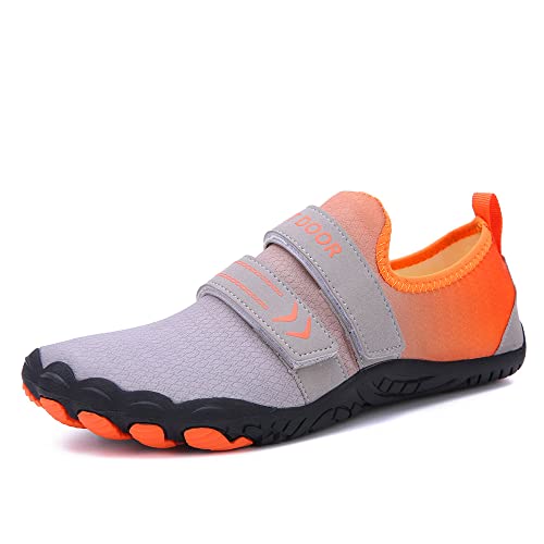 Hearda Barfußschuhe Herren Traillaufschuhe Damen Atmungsaktiv Laufschuhe Outdoor Sport Fitnessschuhe Sommer Unisex Schnell Trocknend Strandschuhe Wassersportschuhe Surfschuhe von Hearda