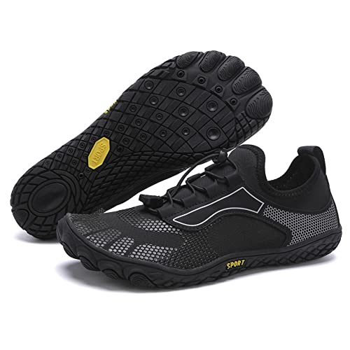 Hearda Barfußschuhe Herren Traillaufschuhe Damen Atmungsaktiv Laufschuhe Outdoor Sport Fitnessschuhe Unisex Schnell Trocknend Strandschuhe Wassersportschuhe Surfschuhe von Hearda