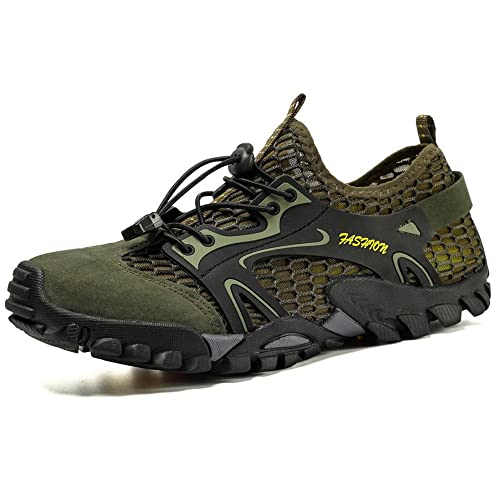 Hearda Herren Damen Barfussschuhe Unisex Badeschuhe Strandschuhe Atmungsaktiv Aquaschuhe Schnell Trocknend Wasserschuhe Surfschuhe Traillaufschuhe Fitnessschuhe für Wandern von Hearda