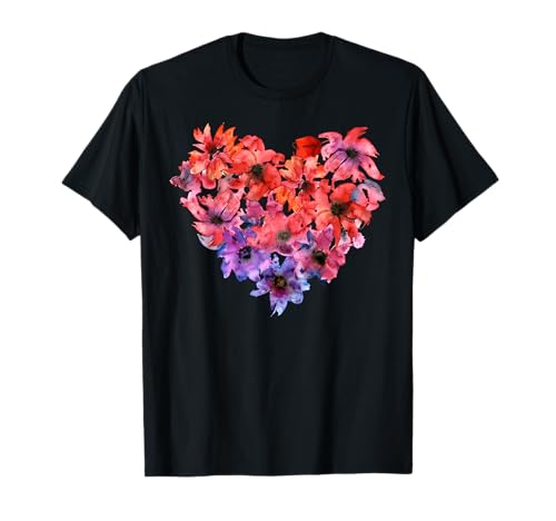 Hippie Retro Flower Power Kawaii Herz Floral Damen Herren T-Shirt Hippie Retro Flower Power Kawaii Herz Floral Damen Herren T-Shirt von Heart Flower Power Retro Funny Floral Designs