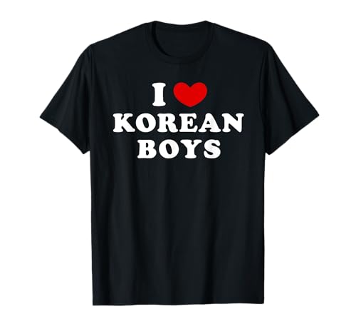 Ich liebe koreanische Jungs, Ich liebe koreanische Jungs T-Shirt Ich liebe koreanische Jungs, Ich liebe koreanische Jungs T-Shirt von Heart For Korean Boys