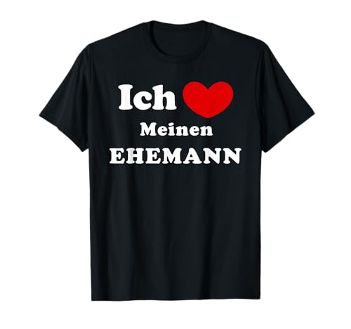 Heart For My Husband Damen Ich Liebe Meinen Ehemann Deutsch Ehemann Liebe Vintage Schwarz S T-Shirt Heart For My Husband Damen Ich Liebe Meinen Ehemann Deutsch Ehemann Liebe Vintage Schwarz S T-Shirt von Heart For My Husband