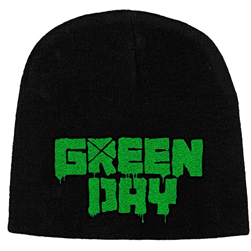 Green Day - Mütze für Herren/Damen Unisex (Einheitsgröße) (Schwarz) von Heart Rock