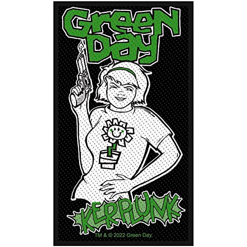 Razamataz Green Day - Kerlpunk Black Patch Aufnäher von Heart Rock