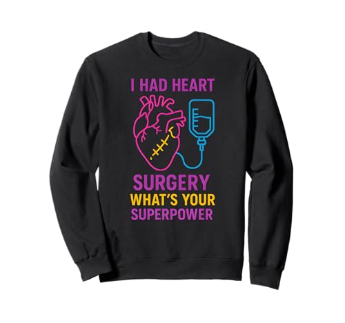 Heart Surgery Whats Your Superpower Fun Herren Chirurgie Patient Sweatshirt von Heart Surgery Patient Recover Get Well Apparel