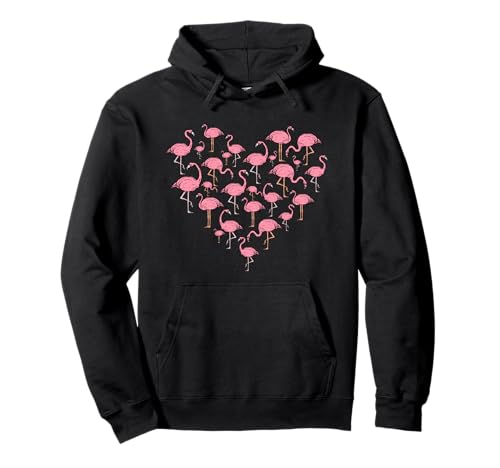 Flamingo-Herz mit rosa Vögeln für Frauen, Mädchen, Mutter Pullover Hoodie Flamingo-Herz mit rosa Vögeln für Frauen, Mädchen, Mutter Pullover Hoodie von Heart of Flamingos Cute Gifts