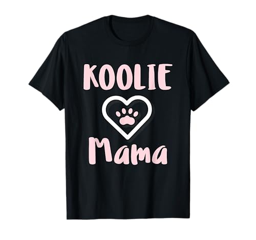 Koolie Mama – süße australische Koolie Hundemama T-Shirt Koolie Mama – süße australische Koolie Hundemama T-Shirt von Heart & Paw Precious Koolie Puppy & Dog Mom Co.