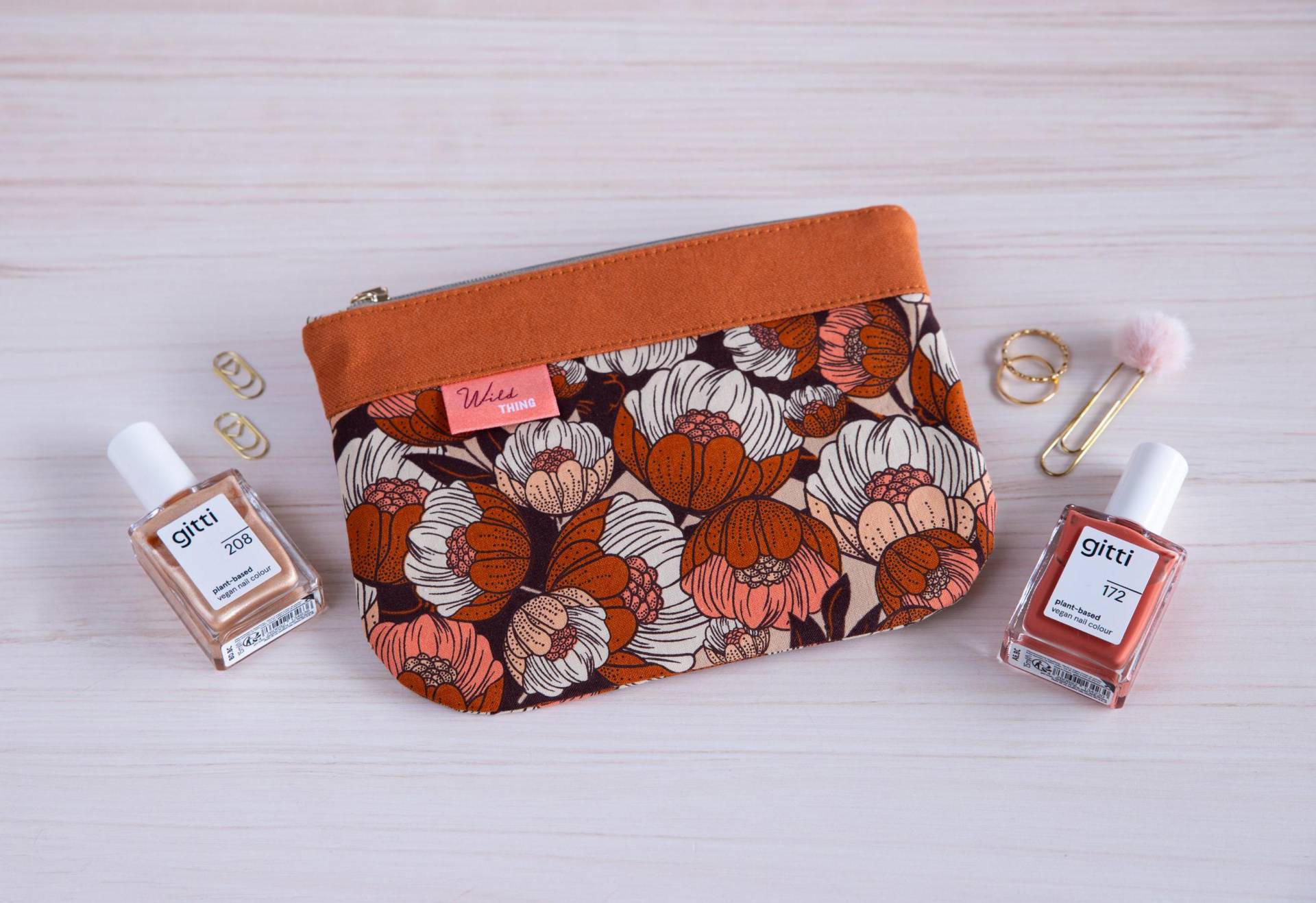 Mimi Pouch - Kleines Täschchen, Kosmetiktasche von HeartAndSewAtelier