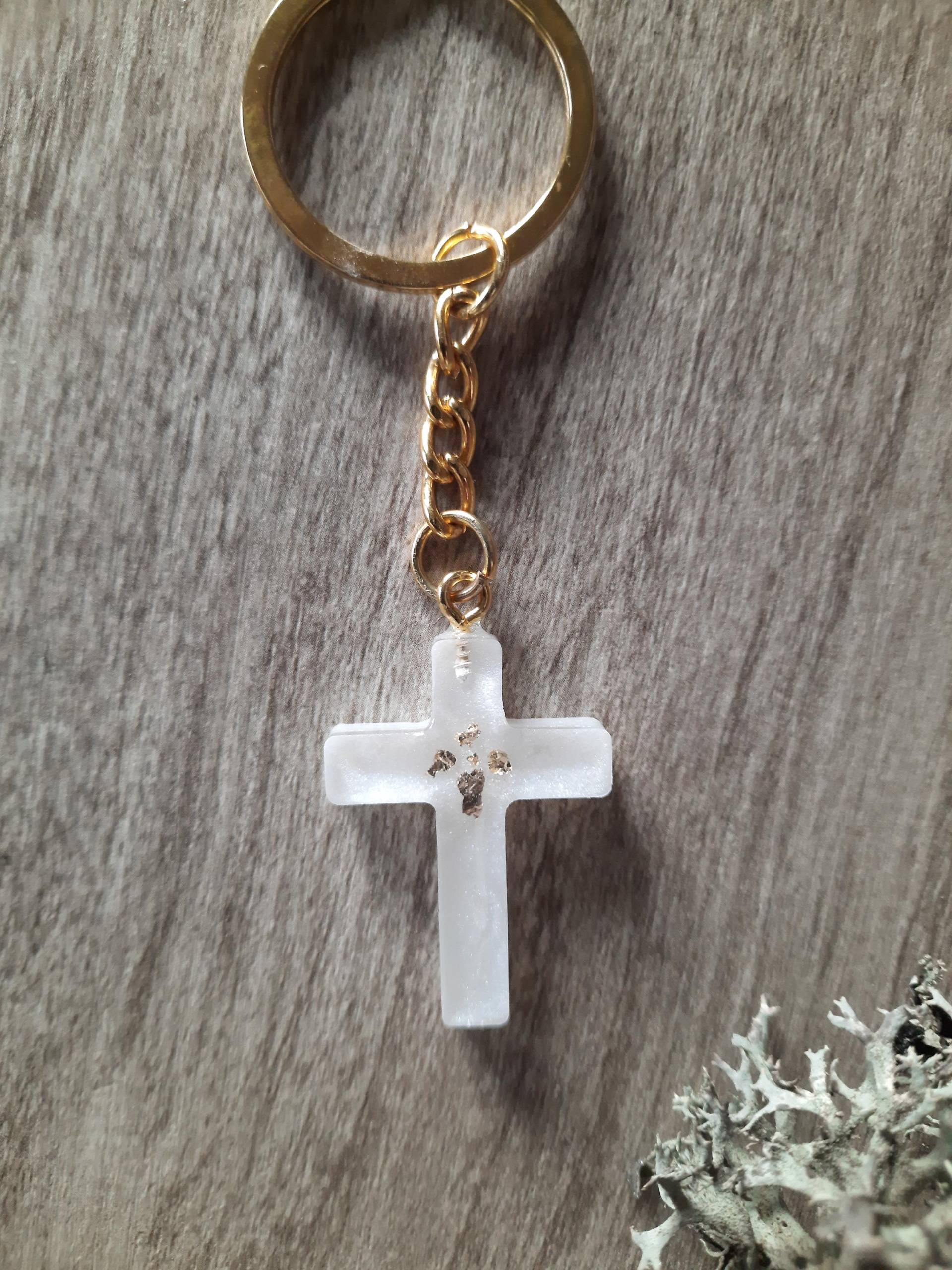Schlüsselanhänger Kreuz | Geschenkidee Christlich I Kreuzanhänger Geburtstag Schlüsselbund Schlüsselring Raysinkreuz Mitbringsel Schlüsselanhänger Kreuz | Geschenkidee Christlich I Kreuzanhänger Geburtstag Schlüsselbund Schlüsselring Raysinkreuz Mitbringsel von HeartArtKunst