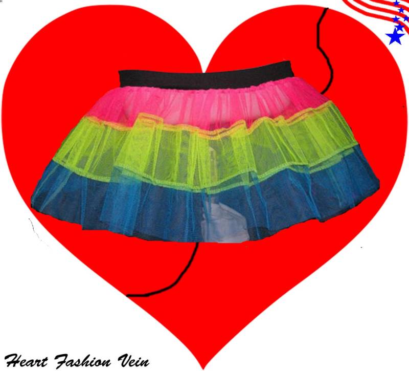 Multi Regenbogen V Streifen Tutu Rock Spaß Unterhaltung Kostüm Halloween Special Multi Regenbogen V Streifen Tutu Rock Spaß Unterhaltung Kostüm Halloween Special von HeartFashionVein