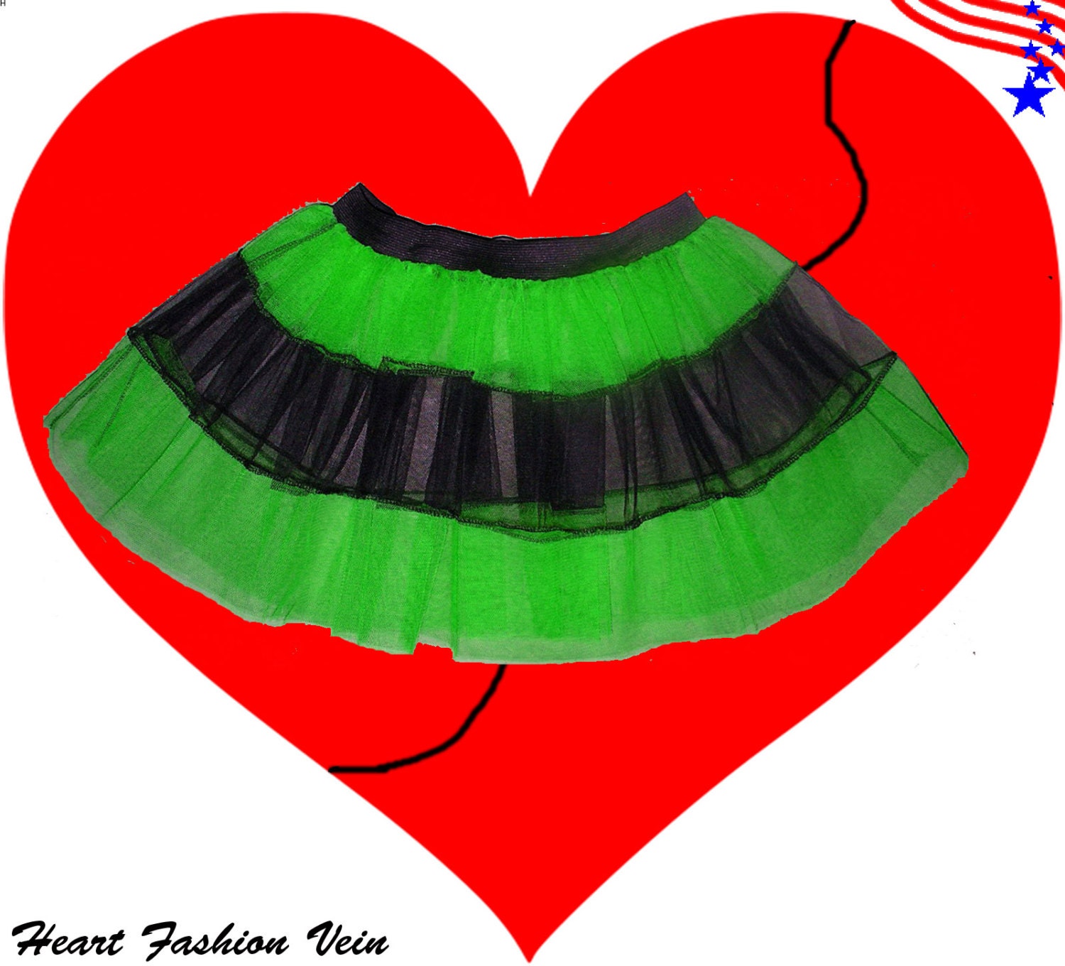 Neon Grün Schwarz V Streifen Tutu Rock Usa/Halloween Christmas Night Party Kostüm Cosplay Tanz Mix Multi Color Race Event Neon Grün Schwarz V Streifen Tutu Rock Usa/Halloween Christmas Night Party Kostüm Cosplay Tanz Mix Multi Color Race Event von HeartFashionVein