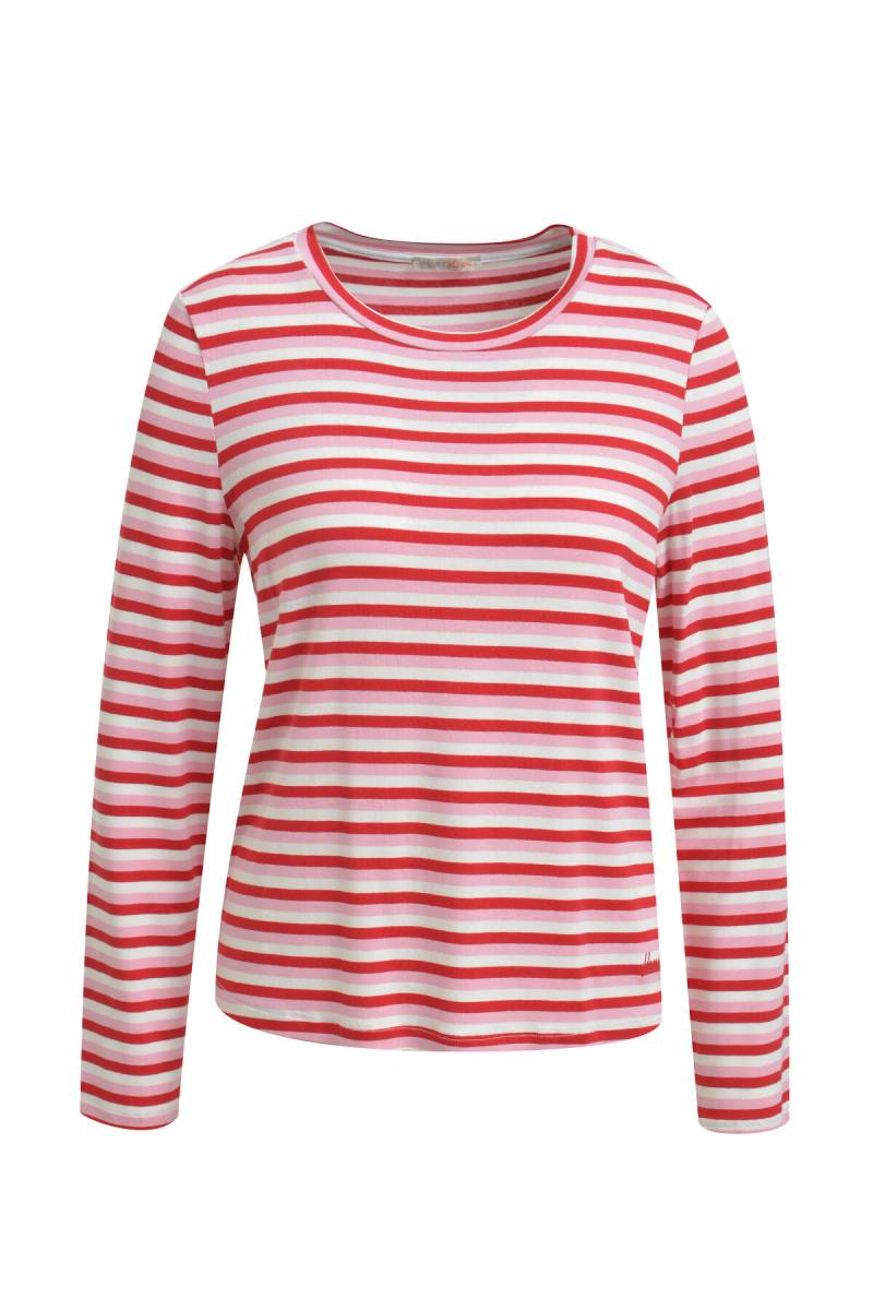 HeartKiss - T-Shirt Multicolour Stripe pink print - Gr. - M von HeartKiss