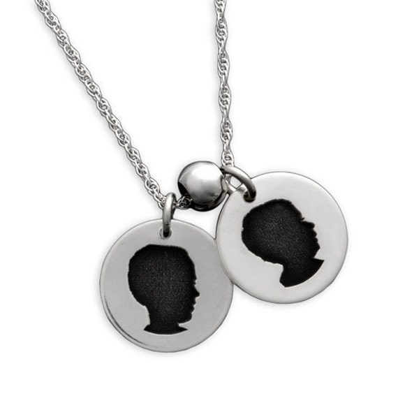 My Child Es Cameo Halskette-Cameo Jewelry-Großmuttergeschenk-Foto-Halskette von HeartOnYourWrist