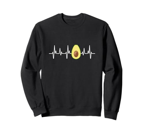 Avocado Heartbeat - Avocado für Männer und Frauen Sweatshirt Avocado Heartbeat - Avocado für Männer und Frauen Sweatshirt von Heartbeat Avocado Vegan Vegetarisch