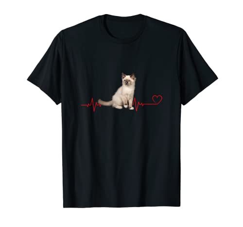 Herzschlag Ragdoll Katze Frau Mädchen Katzenliebhaber T-Shirt Herzschlag Ragdoll Katze Frau Mädchen Katzenliebhaber T-Shirt von Heartbeat Ragdoll Cat Woman Girl Lover Lady Outfit