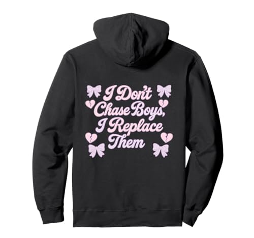 Zitat I Don't Chase Boys mit Schleifen und Herzen Pullover Hoodie Zitat I Don't Chase Boys mit Schleifen und Herzen Pullover Hoodie von Heartbreaker Aesthetic