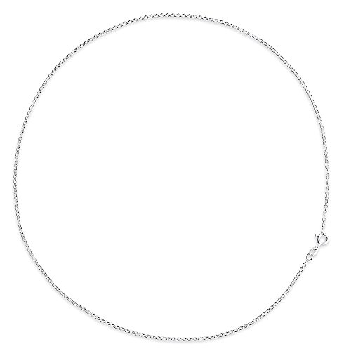 Heartbreaker Ankerkette in Echtsilber/Länge 45 cm/Halskette aus 925 Sterlingsilber/Unisex Kette für Anhänger/HB LN 150 von Heartbreaker