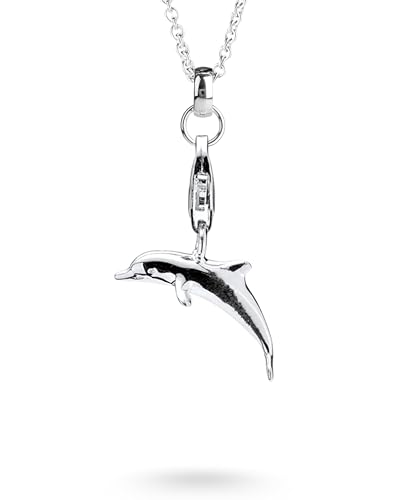 Heartbreaker "Sealife" Delfin-Charm I Edler Anhänger aus 925 Sterling Silber I Nickelfreier Silber-Anhänger in Goldschmiedequalität I Hochwertiger Charm für Kette & Armband I HB 113 Heartbreaker "Sealife" Delfin-Charm I Edler Anhänger aus 925 Sterling Silber I Nickelfreier Silber-Anhänger in Goldschmiedequalität I Hochwertiger Charm für Kette & Armband I HB 113 von Heartbreaker