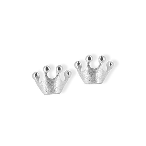 Heartbreaker Luxus Kronen Ohrstecker aus der Kollektion Froggy in Echtsilber | Ohrringe Silber 925 Sterling nickelfrei | Elegante Design Ohrringe für Damen von Heartbreaker