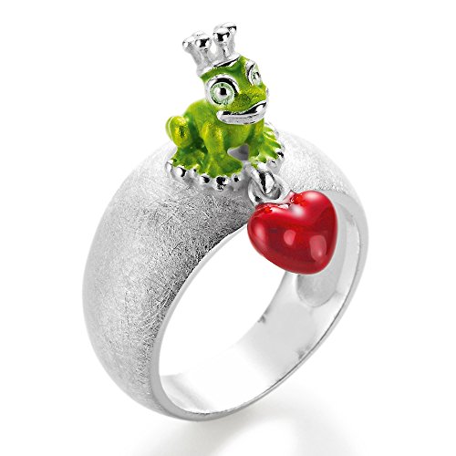 Heartbreaker Ring aus der Kollektion Froggy in Echtsilber | Silber 925 Sterling nickelfrei | Eleganter Ring mit Froschkönig für Damen von Heartbreaker