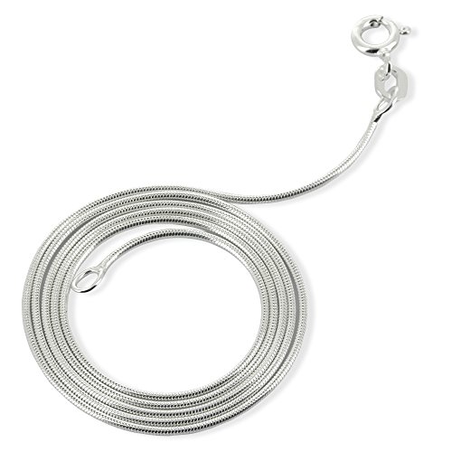 Heartbreaker Schlangenkette aus Echtsilber / 925 Sterlingsilber 45cm | HB 30 RDC von Heartbreaker