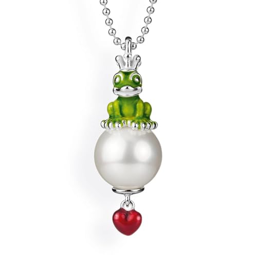 Heartbreaker Frosch Anhänger mit Muschelkernperle in Echtsilber/Kollektion Froggy/Froschanhänger aus 925 Sterlingsilber/Niedlicher Anhänger für Damen/LD FG 36 GR Heartbreaker Frosch Anhänger mit Muschelkernperle in Echtsilber/Kollektion Froggy/Froschanhänger aus 925 Sterlingsilber/Niedlicher Anhänger für Damen/LD FG 36 GR von Heartbreaker