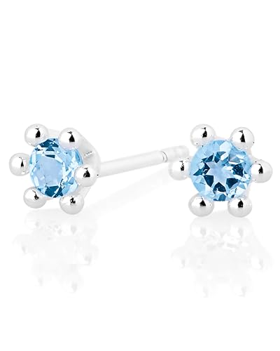 Heartbreaker "Crown of my Heart" Kronen-Ohrstecker I Aus 925 Sterling Silber mit blauem Topas I Nickelfreie Ohrringe mit Stein & inkl. Verpackung I In Goldschmiedequalität gefertigt I LD LP 29 TB Heartbreaker "Crown of my Heart" Kronen-Ohrstecker I Aus 925 Sterling Silber mit blauem Topas I Nickelfreie Ohrringe mit Stein & inkl. Verpackung I In Goldschmiedequalität gefertigt I LD LP 29 TB von Heartbreaker