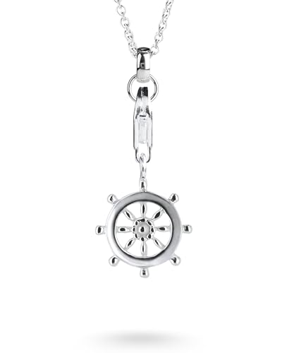 Heartbreaker "Sealife" Steuerrad-Charm I Edler Anhänger aus 925 Sterling Silber I Nickelfreier Silber-Anhänger in Goldschmiedequalität I Hochwertiger Charm für Kette & Armband I HB 136 von Heartbreaker