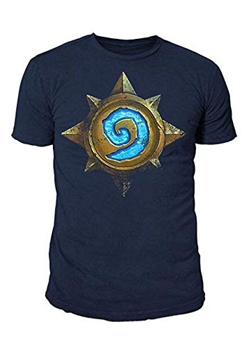 Hearthstone - Premium Herren T-Shirt - Rose (Navyblau) (S-XL) (S) von Hearthstone
